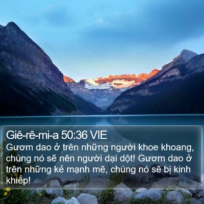 Giê-rê-mi-a 50:36 VIE Bible Verse Image