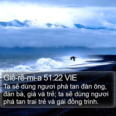 Giê-rê-mi-a 51:22 VIE Bible Verse Image