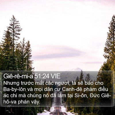 Giê-rê-mi-a 51:24 VIE Bible Verse Image