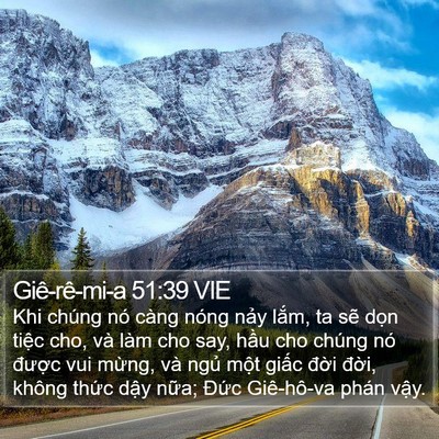 Giê-rê-mi-a 51:39 VIE Bible Verse Image