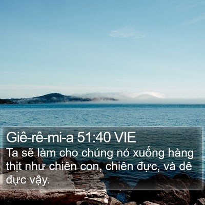 Giê-rê-mi-a 51:40 VIE Bible Verse Image