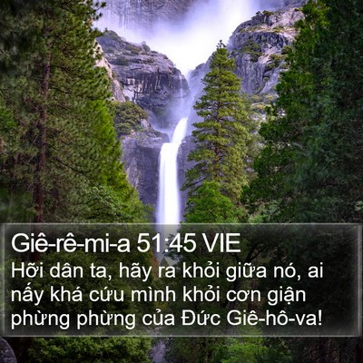 Giê-rê-mi-a 51:45 VIE Bible Verse Image