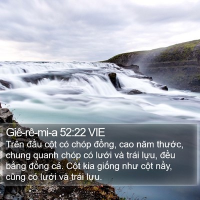 Giê-rê-mi-a 52:22 VIE Bible Verse Image