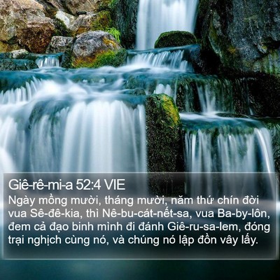Giê-rê-mi-a 52:4 VIE Bible Verse Image