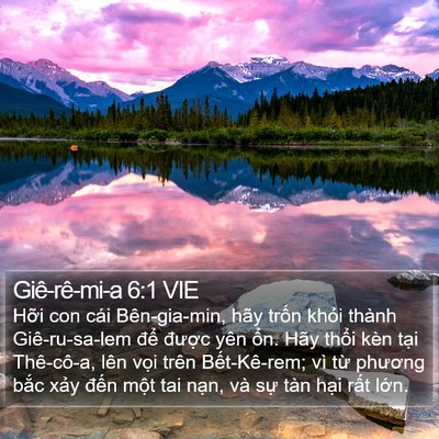 Giê-rê-mi-a 6:1 VIE Bible Verse Image
