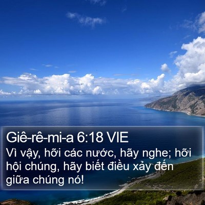 Giê-rê-mi-a 6:18 VIE Bible Verse Image
