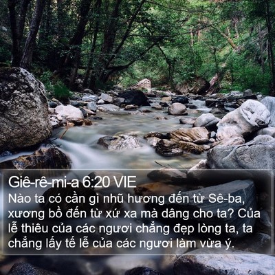 Giê-rê-mi-a 6:20 VIE Bible Verse Image