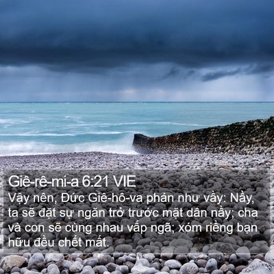Giê-rê-mi-a 6:21 VIE Bible Verse Image