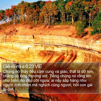 Giê-rê-mi-a 6:23 VIE Bible Verse Image
