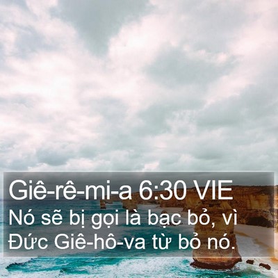 Giê-rê-mi-a 6:30 VIE Bible Verse Image
