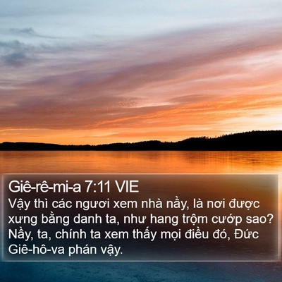 Giê-rê-mi-a 7:11 VIE Bible Verse Image