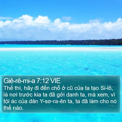 Giê-rê-mi-a 7:12 VIE Bible Verse Image