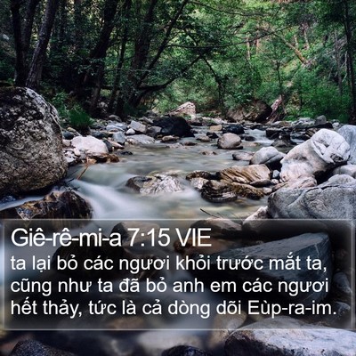 Giê-rê-mi-a 7:15 VIE Bible Verse Image