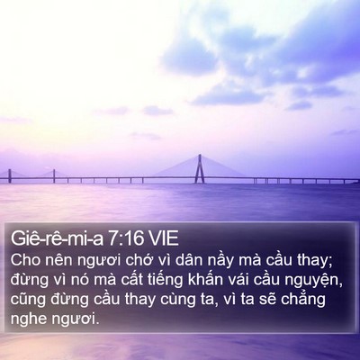 Giê-rê-mi-a 7:16 VIE Bible Verse Image