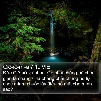 Giê-rê-mi-a 7:19 VIE Bible Verse Image