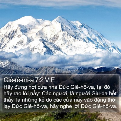 Giê-rê-mi-a 7:2 VIE Bible Verse Image
