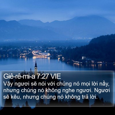 Giê-rê-mi-a 7:27 VIE Bible Verse Image