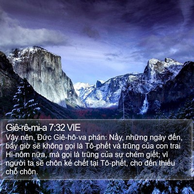 Giê-rê-mi-a 7:32 VIE Bible Verse Image