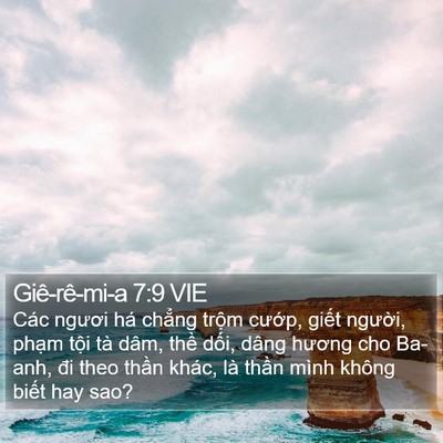 Giê-rê-mi-a 7:9 VIE Bible Verse Image