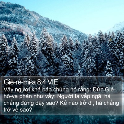 Giê-rê-mi-a 8:4 VIE Bible Verse Image