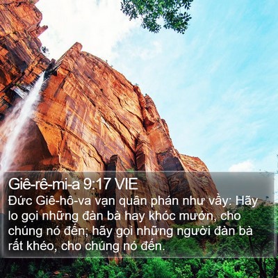 Giê-rê-mi-a 9:17 VIE Bible Verse Image