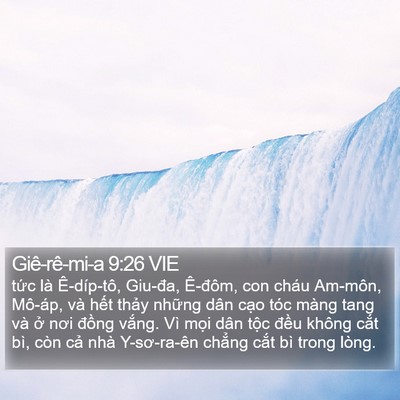 Giê-rê-mi-a 9:26 VIE Bible Verse Image