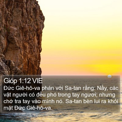Gióp 1:12 VIE Bible Verse Image