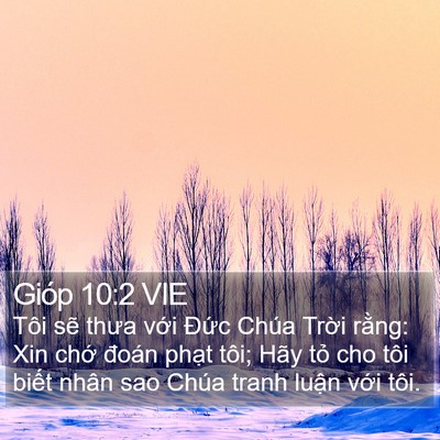 Gióp 10:2 VIE Bible Verse Image