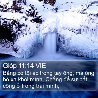 Gióp 11:14 VIE Bible Verse Image