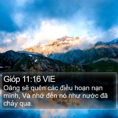 Gióp 11:16 VIE Bible Verse Image