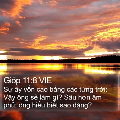 Gióp 11:8 VIE Bible Verse Image