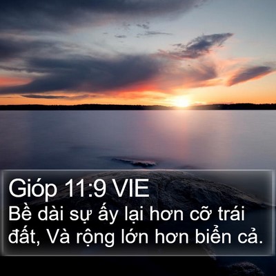 Gióp 11:9 VIE Bible Verse Image