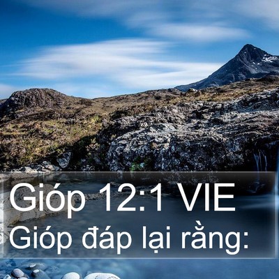 Gióp 12:1 VIE Bible Verse Image