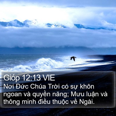 Gióp 12:13 VIE Bible Verse Image