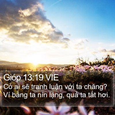 Gióp 13:19 VIE Bible Verse Image