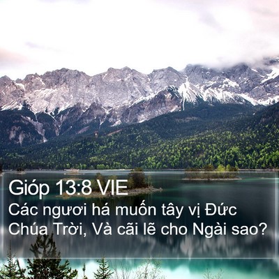 Gióp 13:8 VIE Bible Verse Image