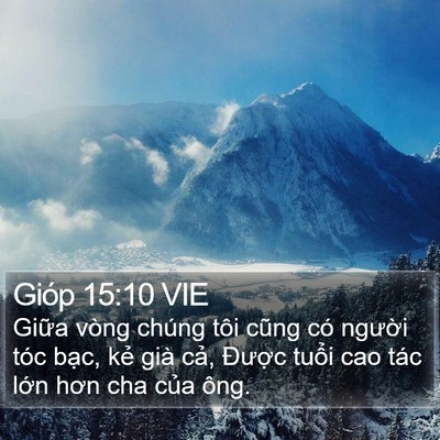 Gióp 15:10 VIE Bible Verse Image