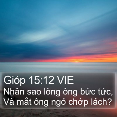 Gióp 15:12 VIE Bible Verse Image