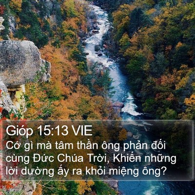 Gióp 15:13 VIE Bible Verse Image