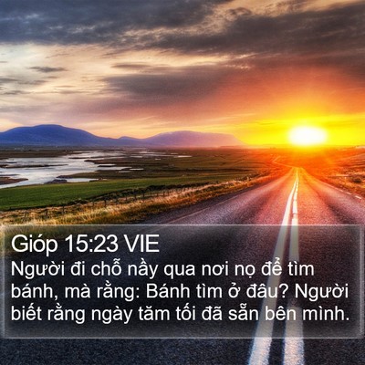 Gióp 15:23 VIE Bible Verse Image