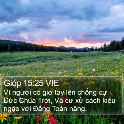 Gióp 15:25 VIE Bible Verse Image