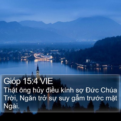 Gióp 15:4 VIE Bible Verse Image