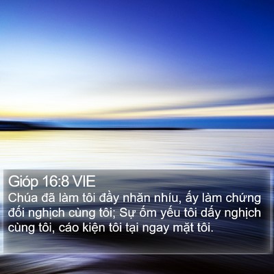 Gióp 16:8 VIE Bible Verse Image