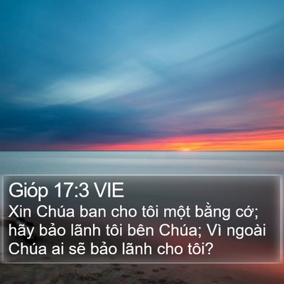 Gióp 17:3 VIE Bible Verse Image