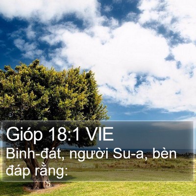 Gióp 18:1 VIE Bible Verse Image