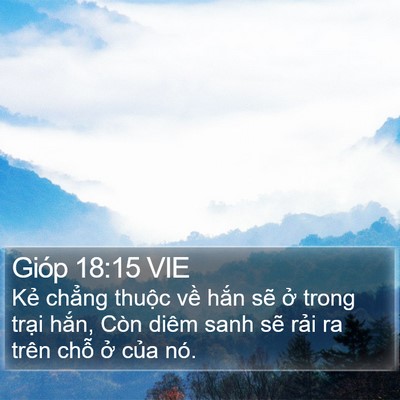 Gióp 18:15 VIE Bible Verse Image