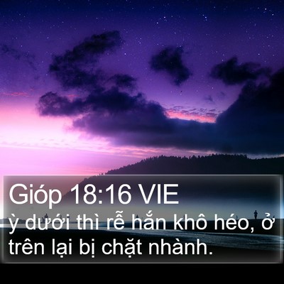 Gióp 18:16 VIE Bible Verse Image