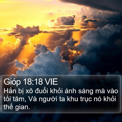 Gióp 18:18 VIE Bible Verse Image