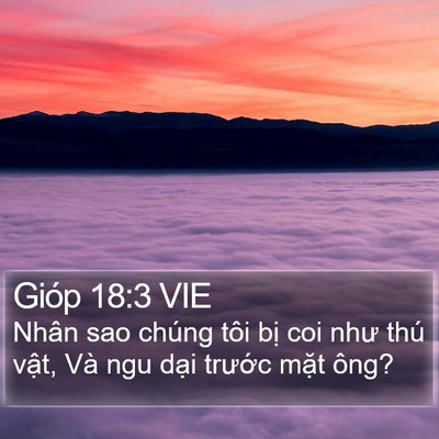 Gióp 18:3 VIE Bible Verse Image
