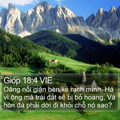 Gióp 18:4 VIE Bible Verse Image